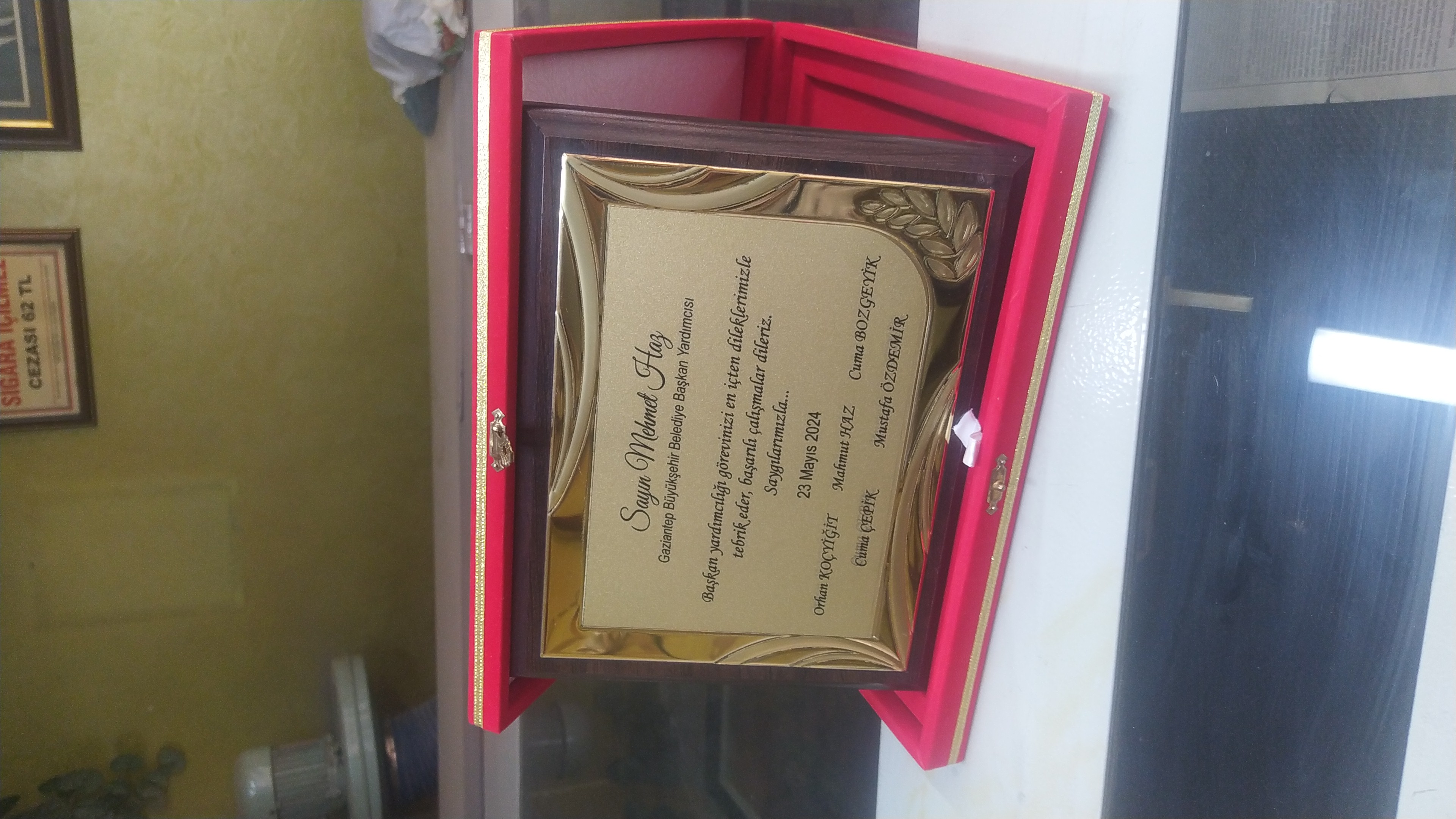 AHŞAP PLAKET TEST
